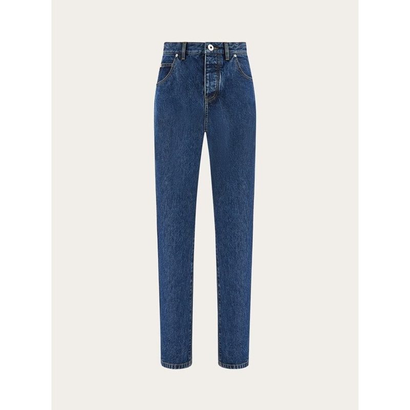 MenS Dark Blue Cotton Trousers_Blue