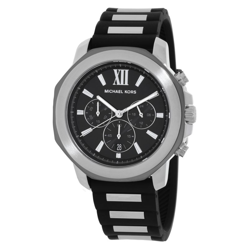Michael Kors Prescott Chronograph Quartz Black Dial Mens Watch MK9262