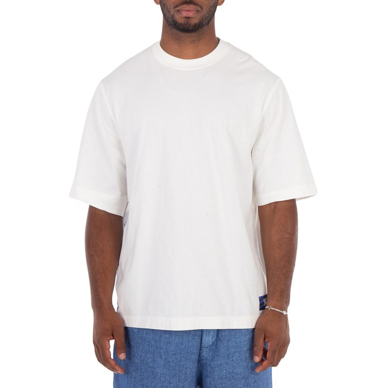 Ekd Logo-Patch Cotton T-Shirt_Rain