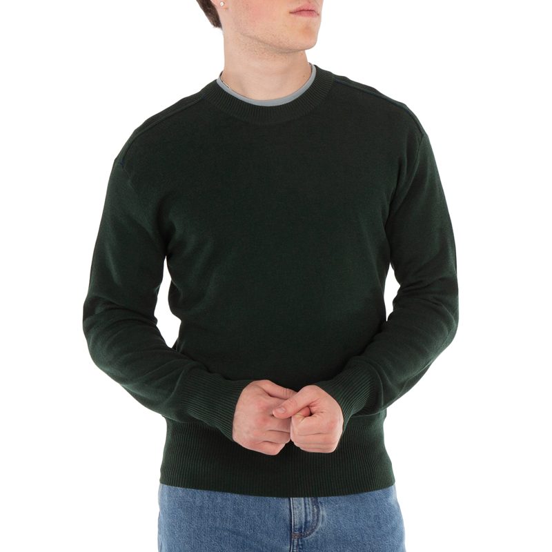 Crew Neck Wool Jumper_Ivy