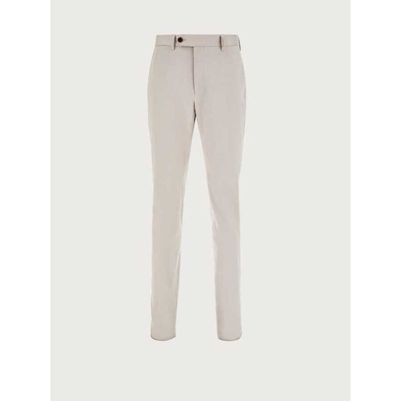 Pleat-Front Cotton Trousers_Silver Birch
