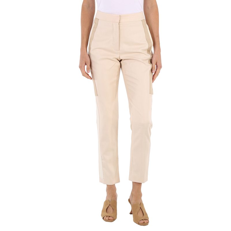 Ladies Buttermilk Tailored Trousers_Buttermilk