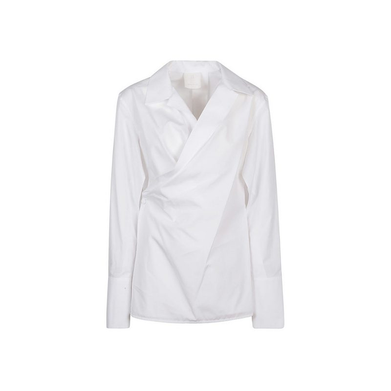 Vrapped Shirt White_White