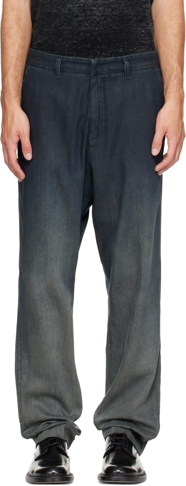 Navy D-Tylor Regular Mid-Waist Jeans 262001M186012