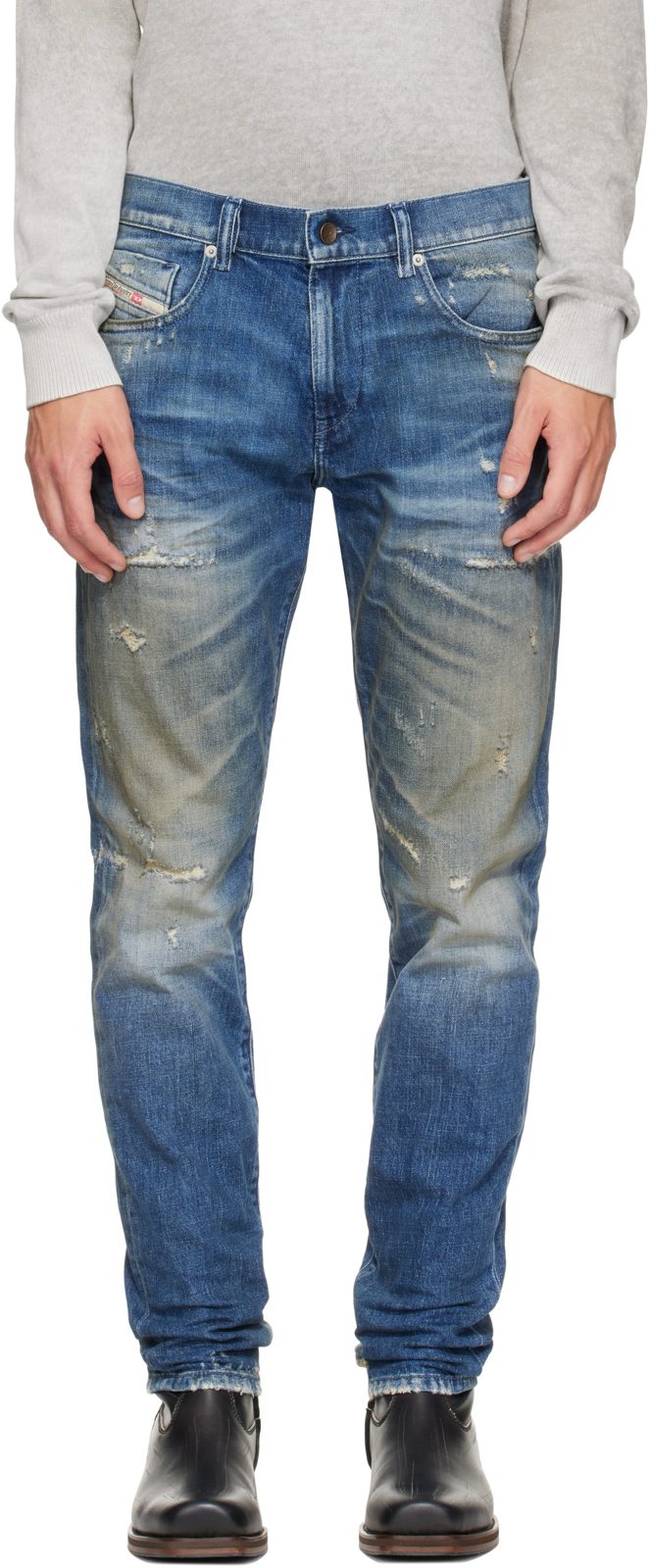 Blue 2019 D-Strukt Jeans 262001M186034