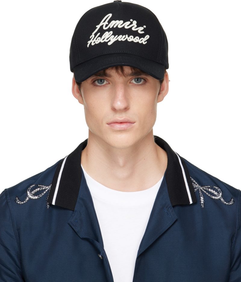 Black [아미리] Hollywood Canvas Cap 262886M139029
