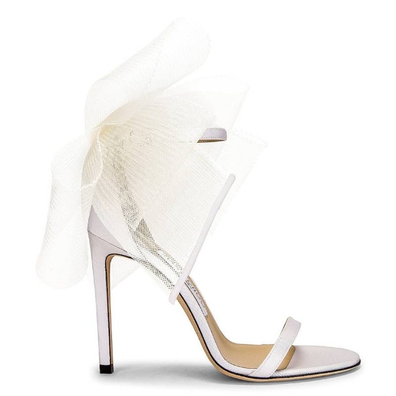Open Box - Aveline 100 Asymmetric Bow Deatil Sandals