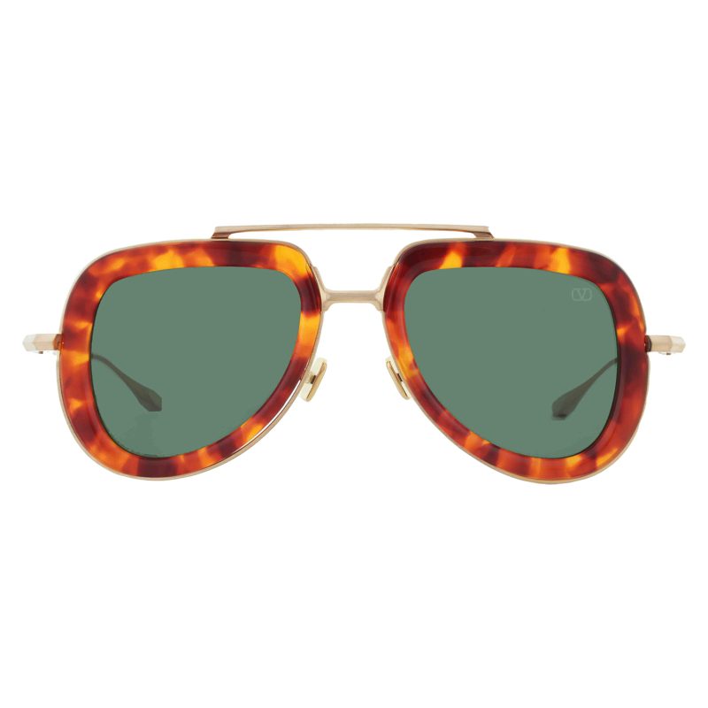 Garavani V - LSTORY Green Anti Reflective Pilot Unisex Sunglasses VLS-129 C 50