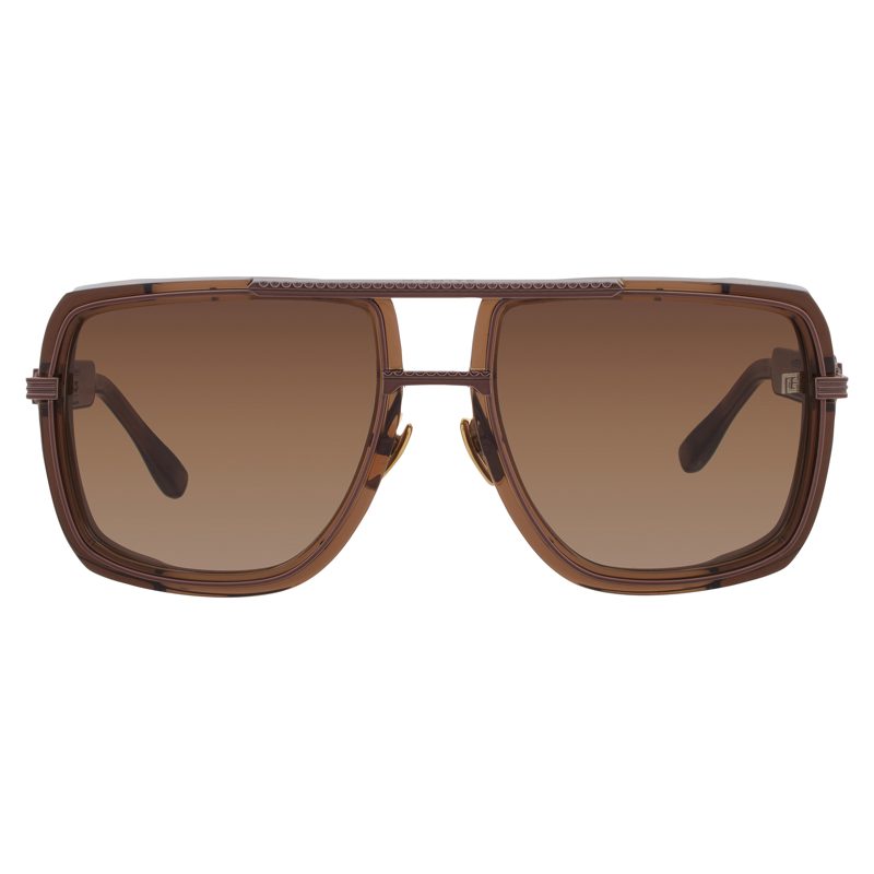 SOLDIER Brown Navigator Unisex Sunglasses BPS-160C BRN-BRN 59