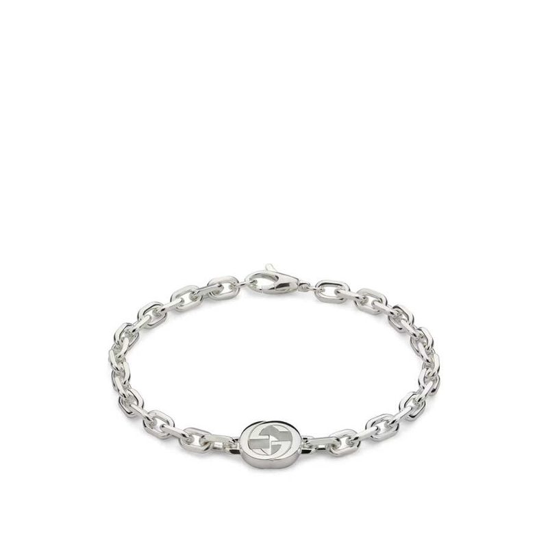 INT[ERL]OCKING G Sterling Silver Chain Bracelet - YBA796351001_Silver-tone