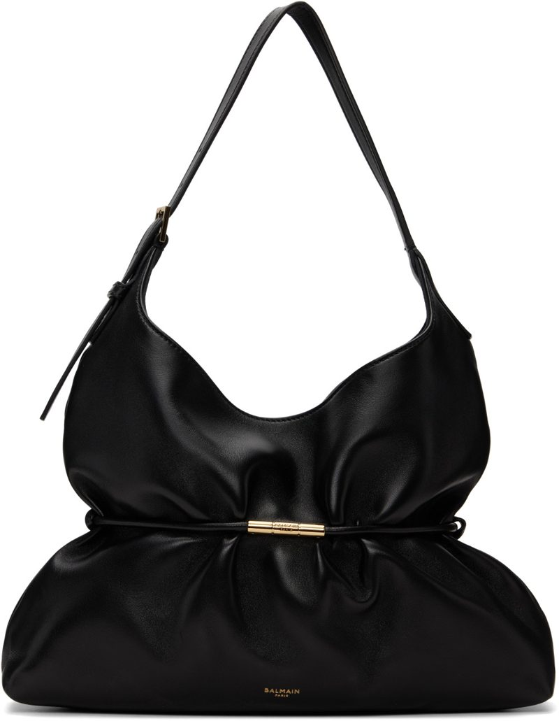 Black Sphynx Medium Smooth Leather Bag 262251F048010