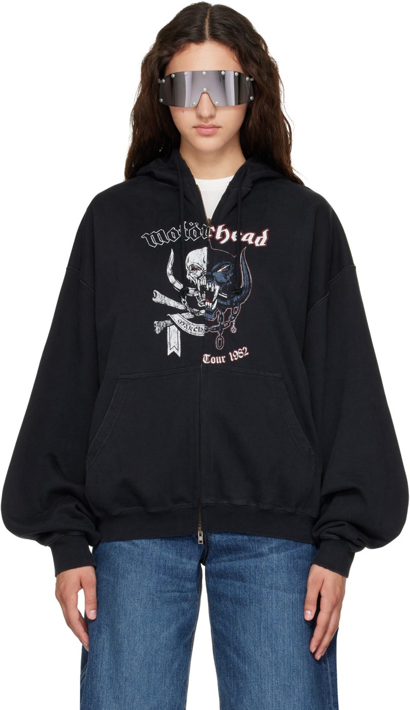 Black Motoerhead Edition Zip Up Hoodie 262669F097003