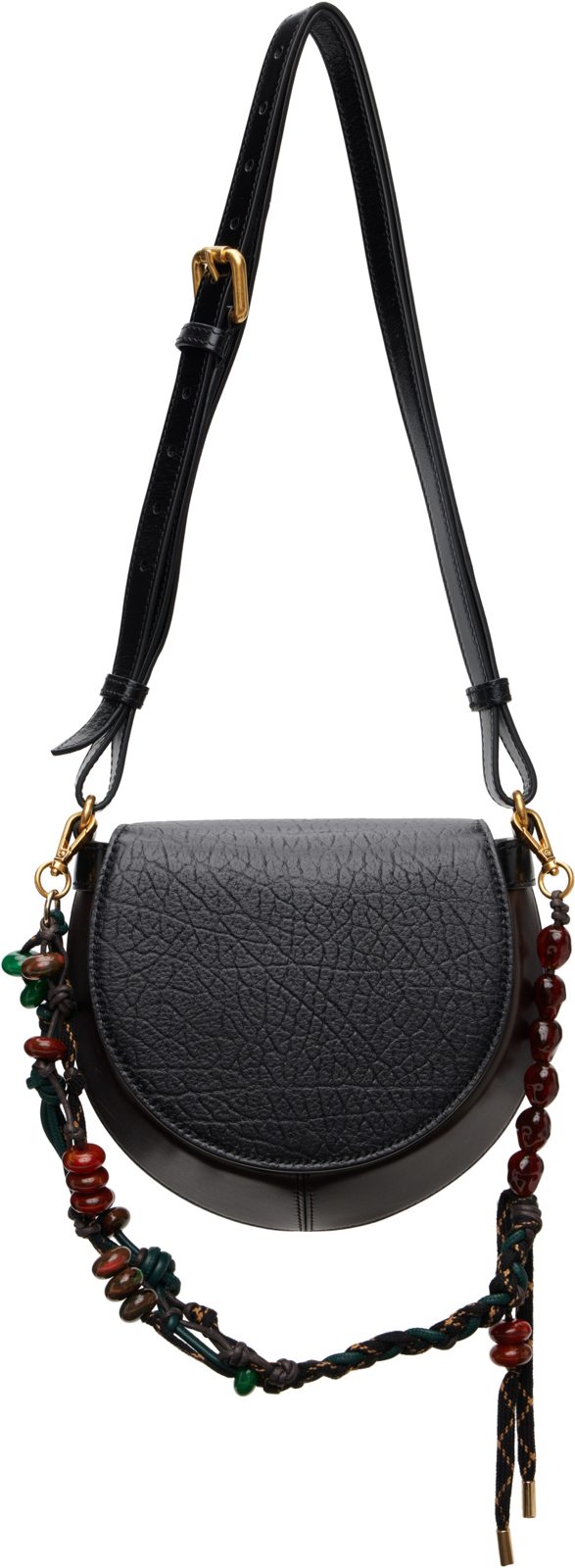 Black & Brown Small Arc Bag 262358F048000