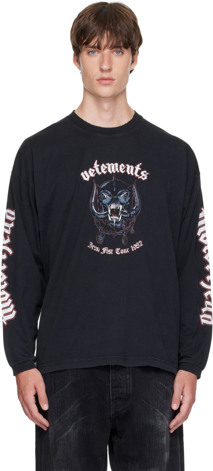 Black Motoerhead Edition Long Sleeve T-shirt 262669M213001