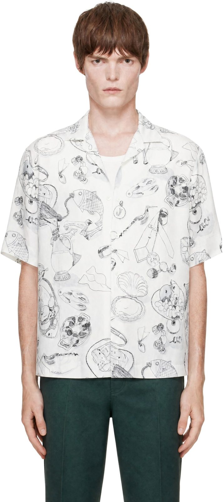 White The Cocktail Shirt 262553M192004