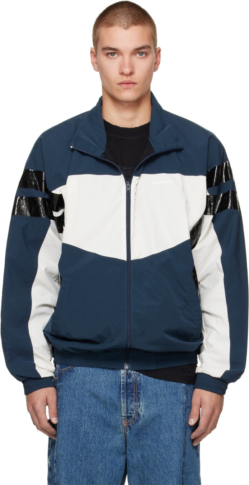 Navy Tape Track Jacket 262669M202039