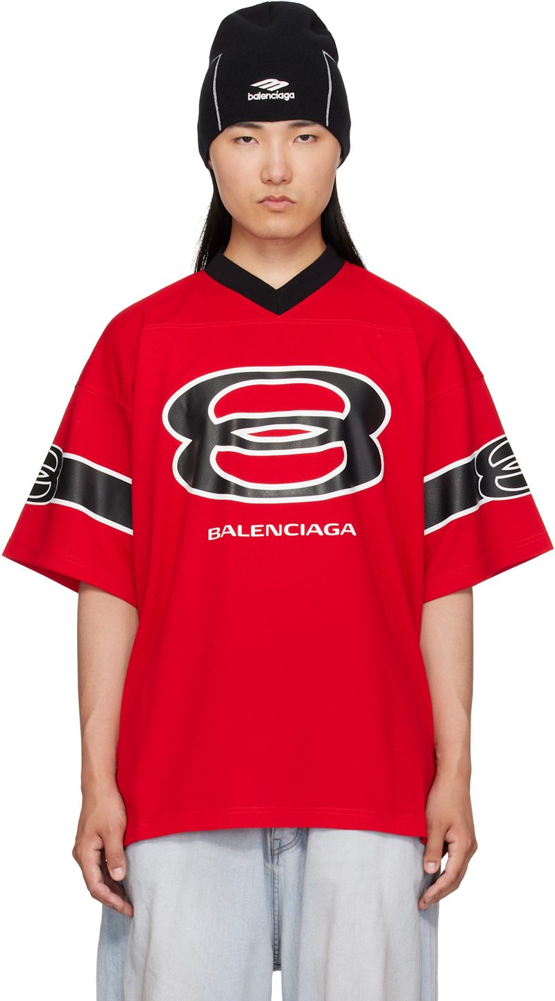 Red Football Jersey 262342M213028
