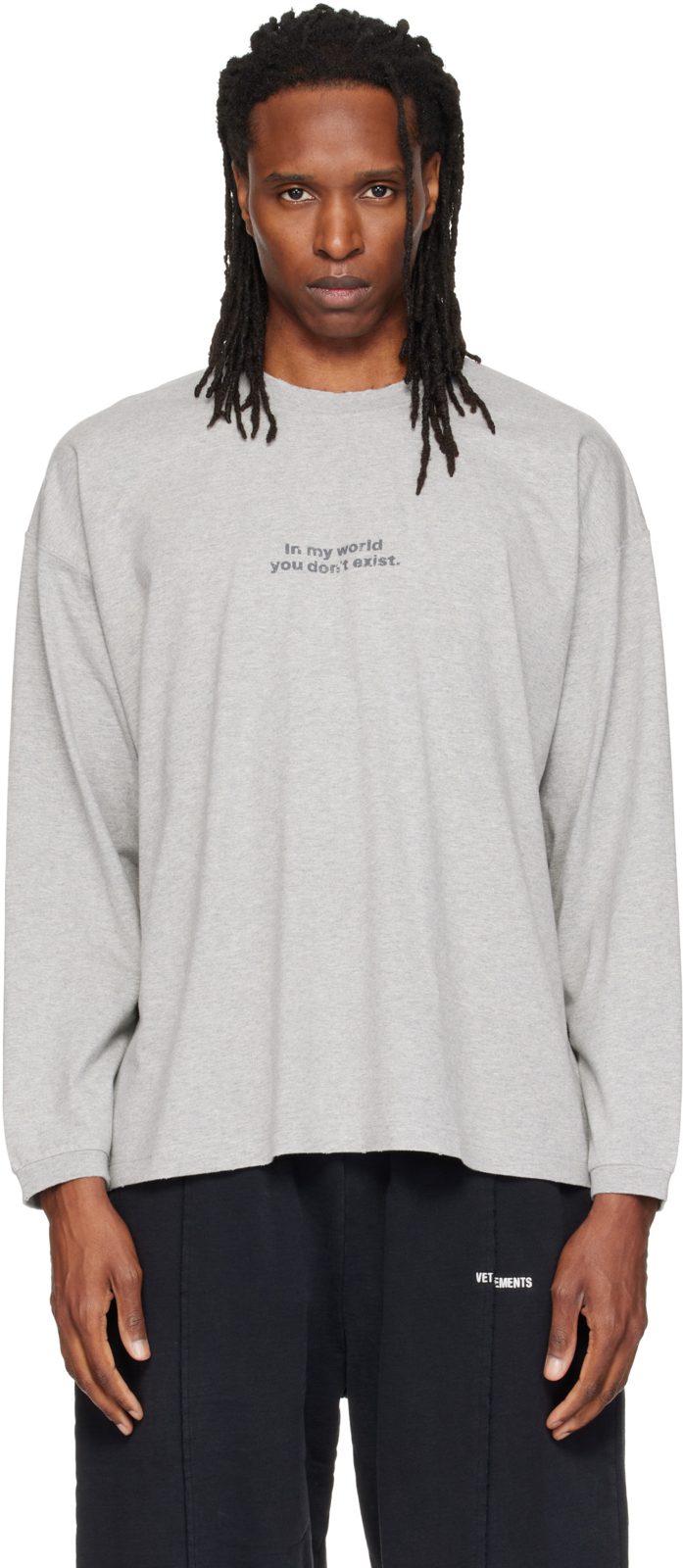 Black In My World Longsleeve T-shirt 262669M213018