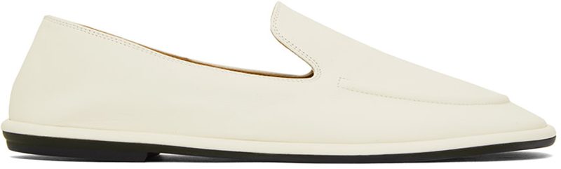 The Row [오프화이트] Canal Loafers 241359F121000