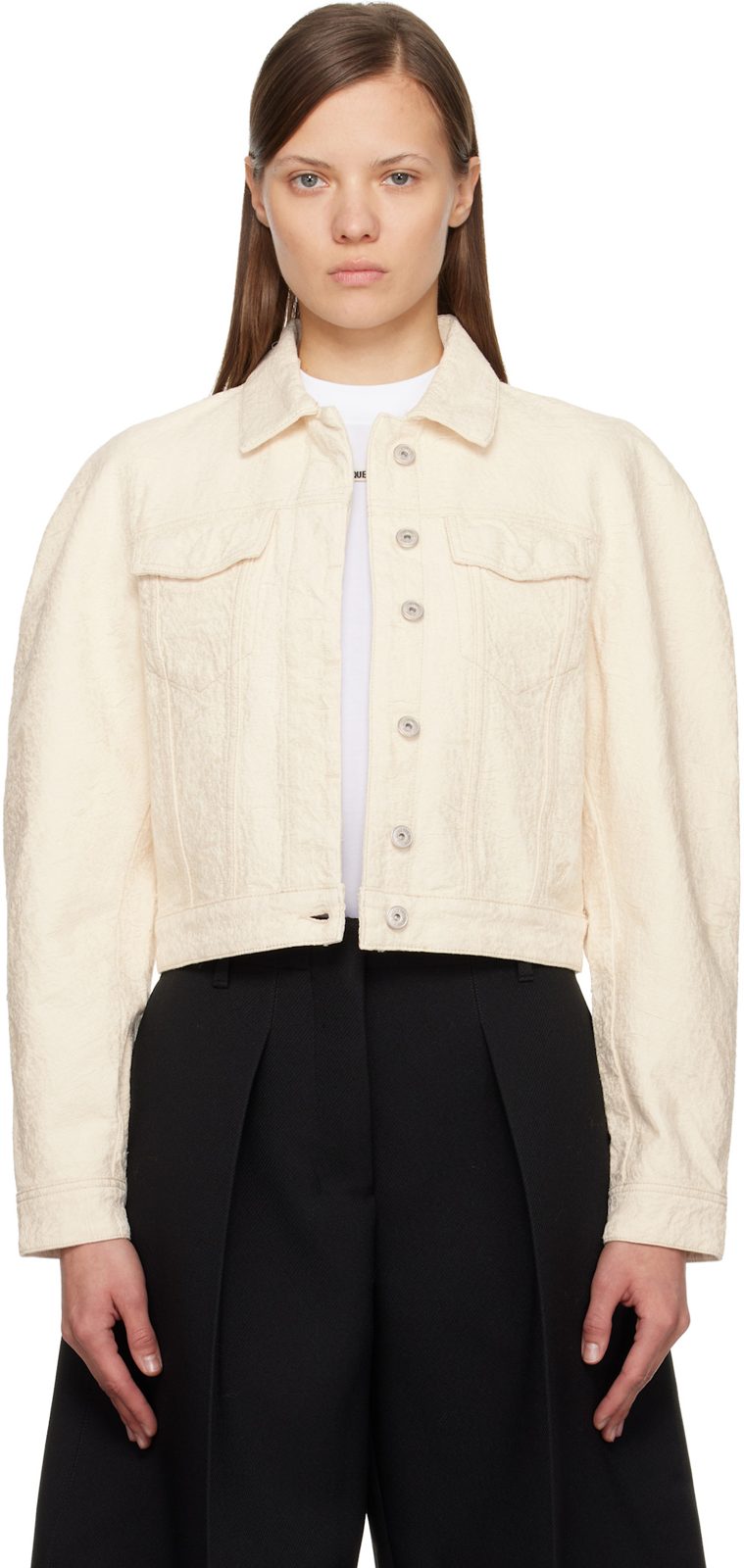 ์คํํ์ดํธ The Ovalo de-Nimes Denim Jacket 252553F060003