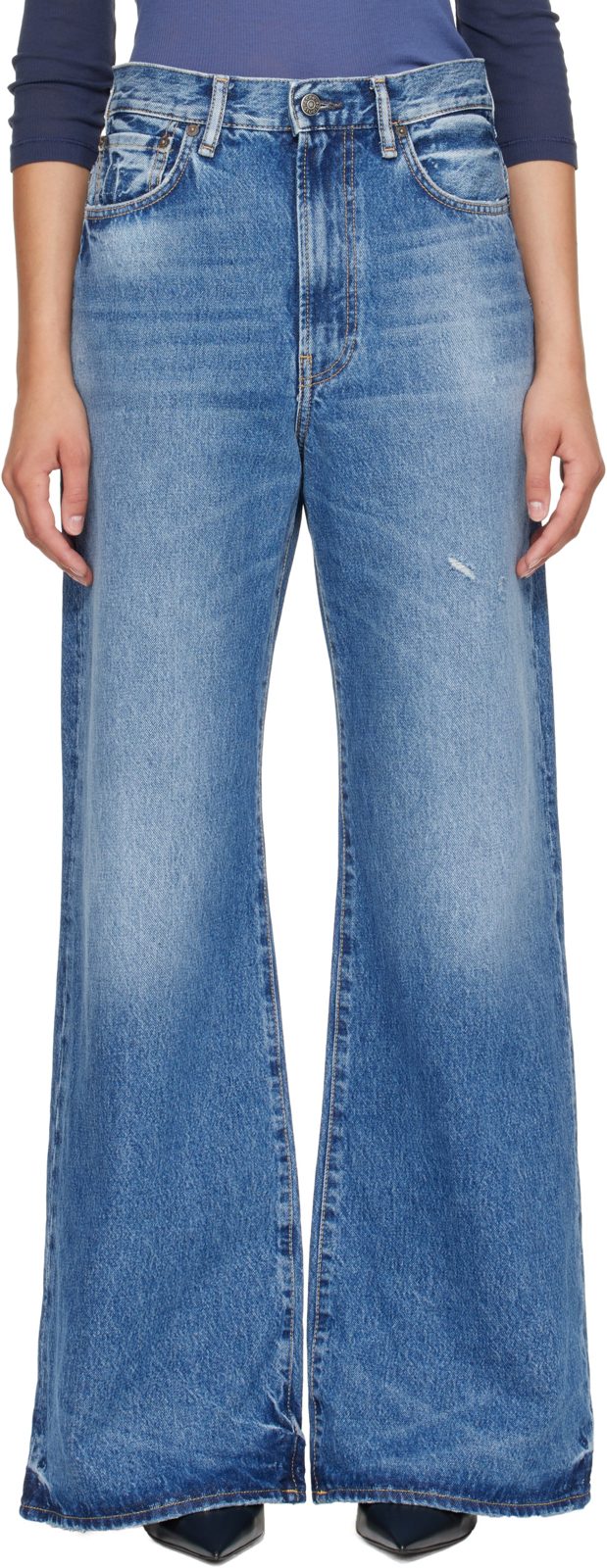 Blue 2022F Regular Fit Jeans 262129F069037