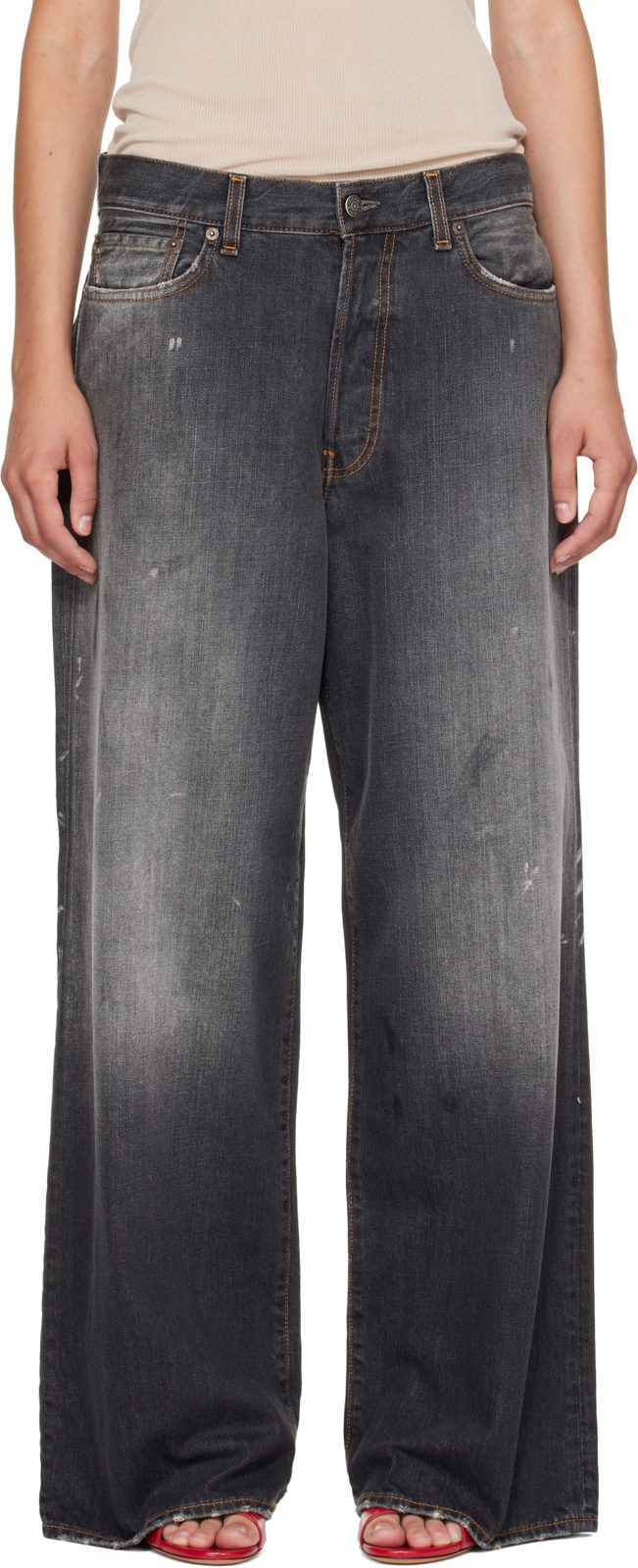 Black 1981 Loose Fit Jeans 262129F069043