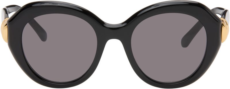 Black Coil Butterfly Sunglasses 271677M134008