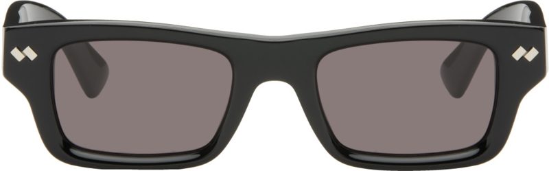 Black Dizzy Square Sunglasses 261798M134056