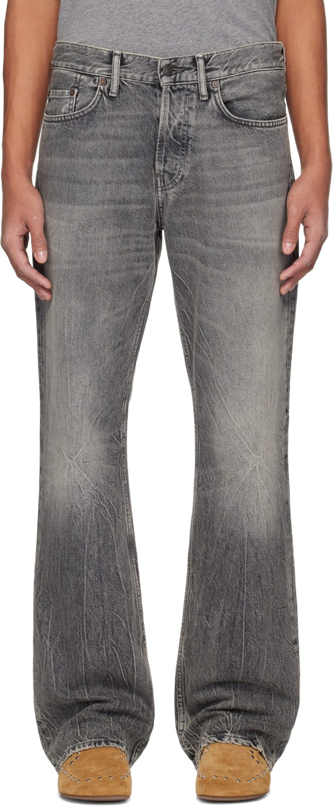 Gray 2010M Regular Fit Jeans 261129M186008