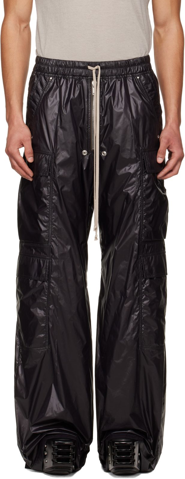 Black Temple Cargobelas Cargo Pants 261232M188017
