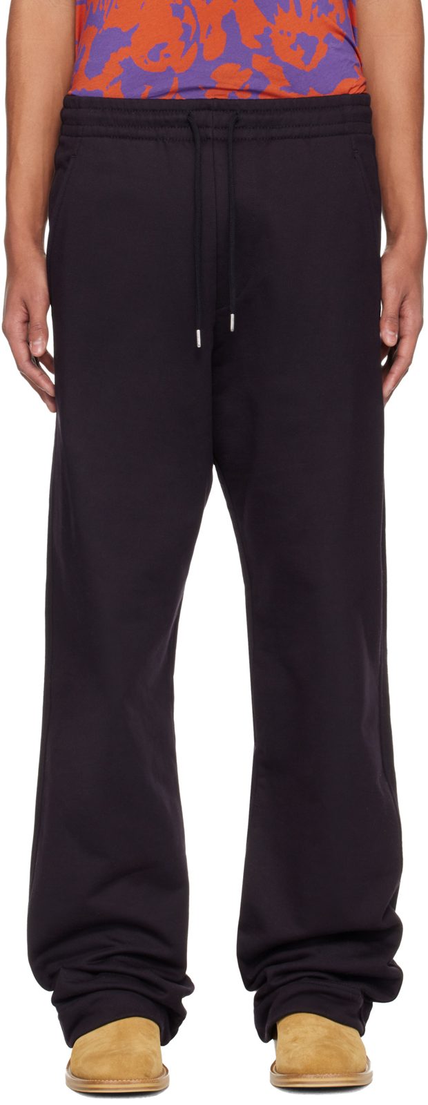 Navy Drawstring Sweatpants 261358M190016