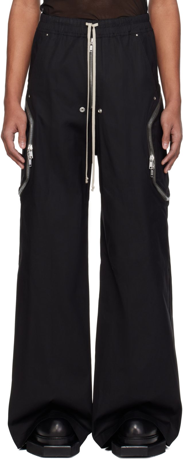 Black Temple Heizer Belas Cargo Pants 261232M188013