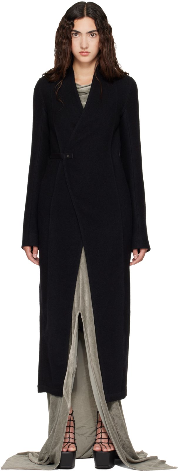 Black Tower LS Lab Coat 262232F059004