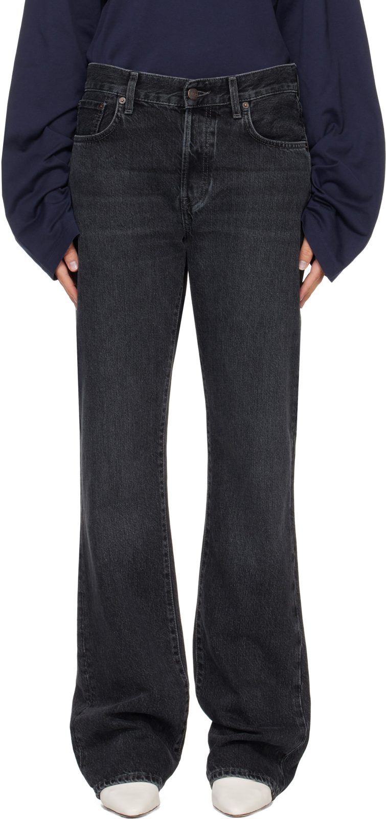 Black 2009F Regular Fit Jeans 262129F069005