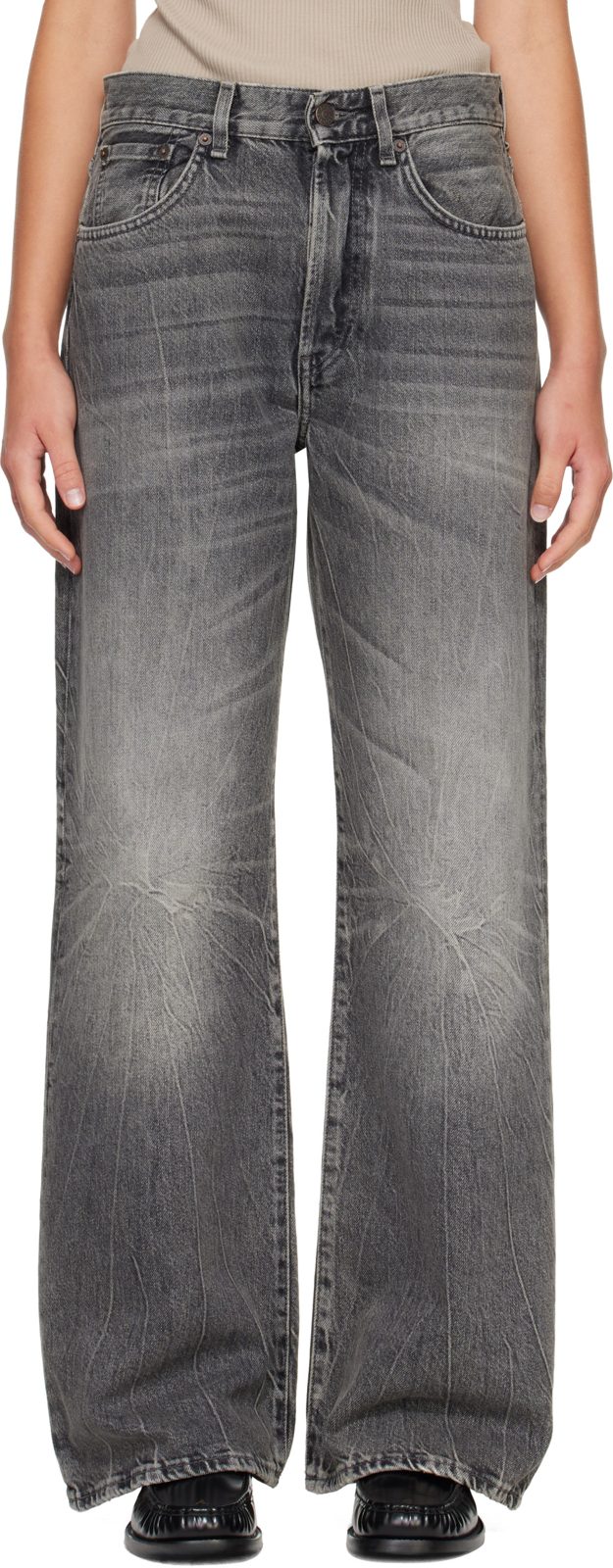 Gray 2021F Regular Fit Jeans 262129F069025