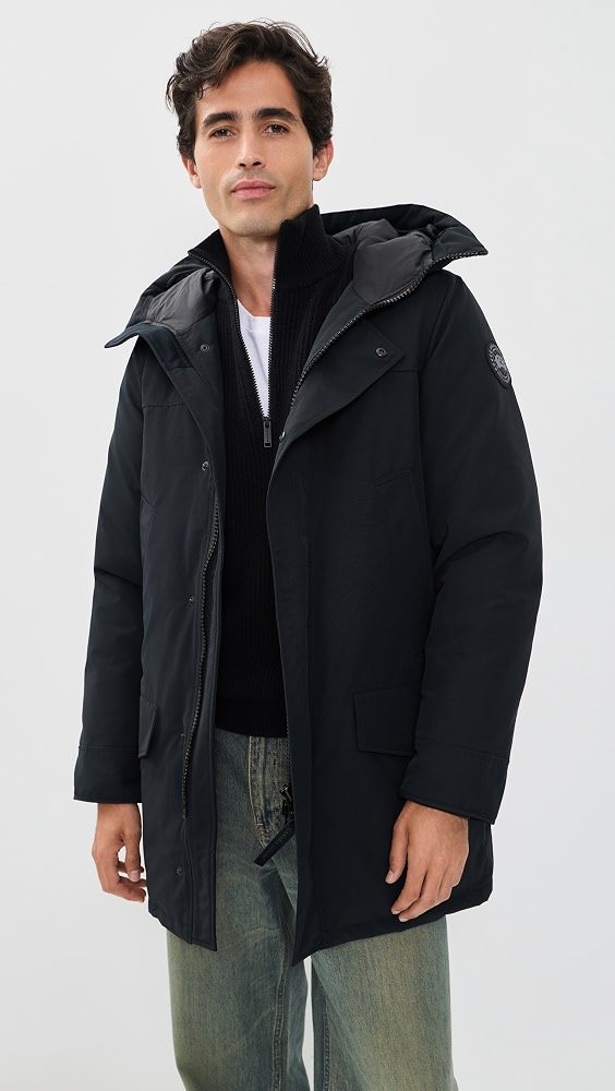 Langford Black Disc Parka_Black