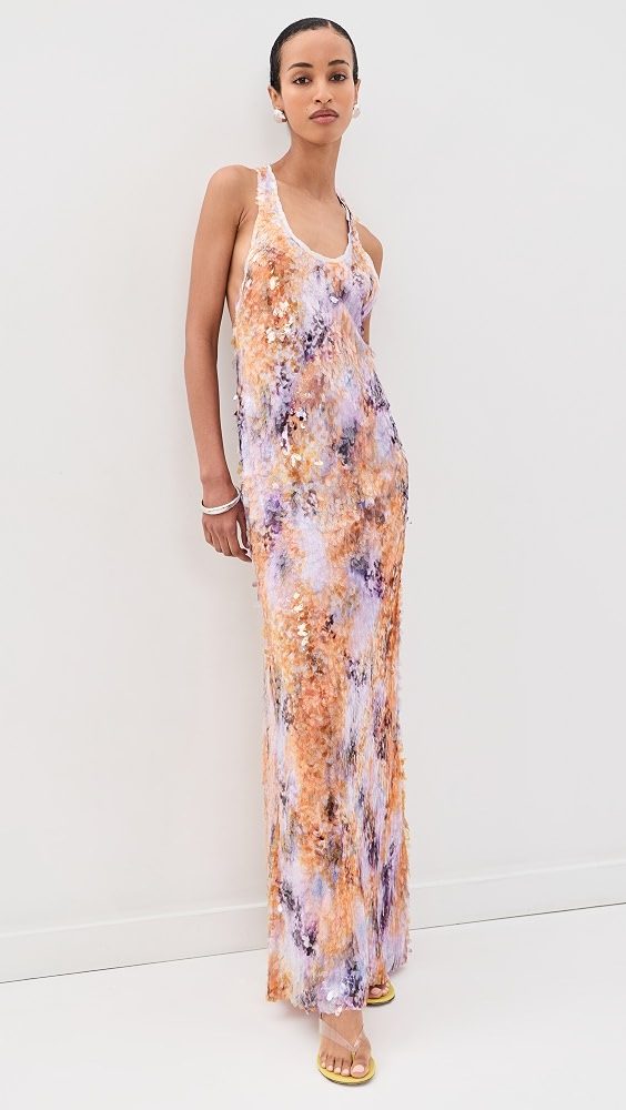 STAUD Juanita Dress_Afterglow