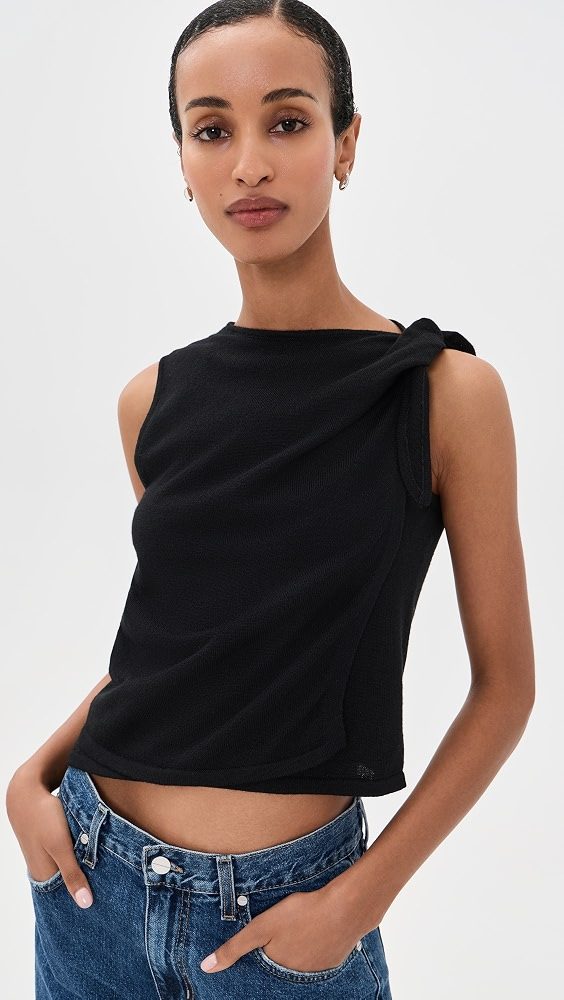 STAUD Enya Top_Black