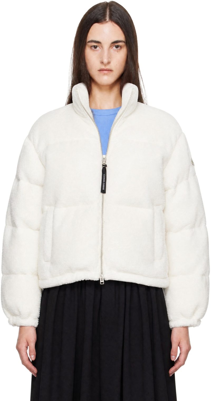 오프화이트 Fallon Fleece Puffer Down Jacket 262014F061024