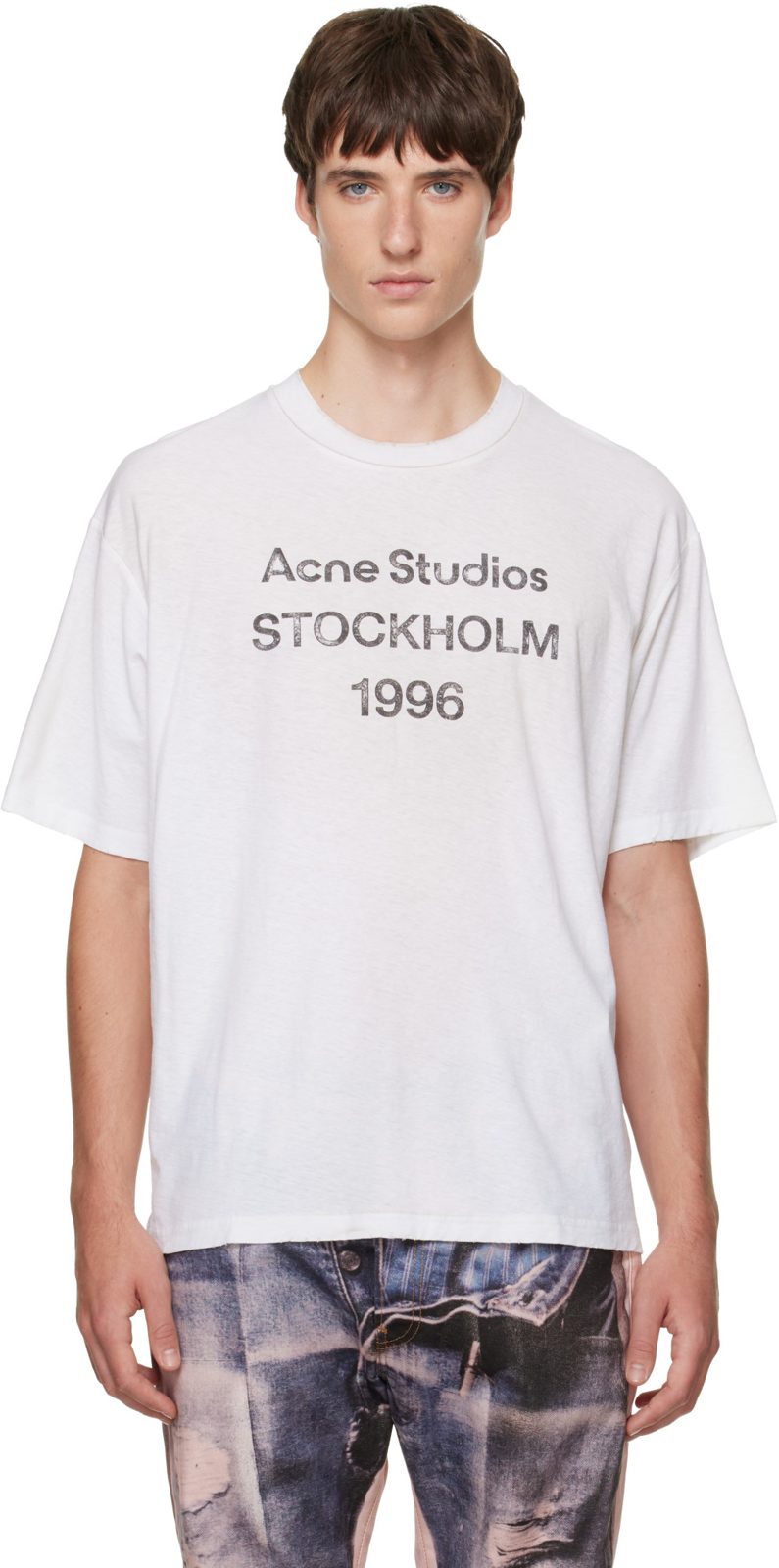 오프화이트 Sprayed Logo T-shirt 262129M213034
