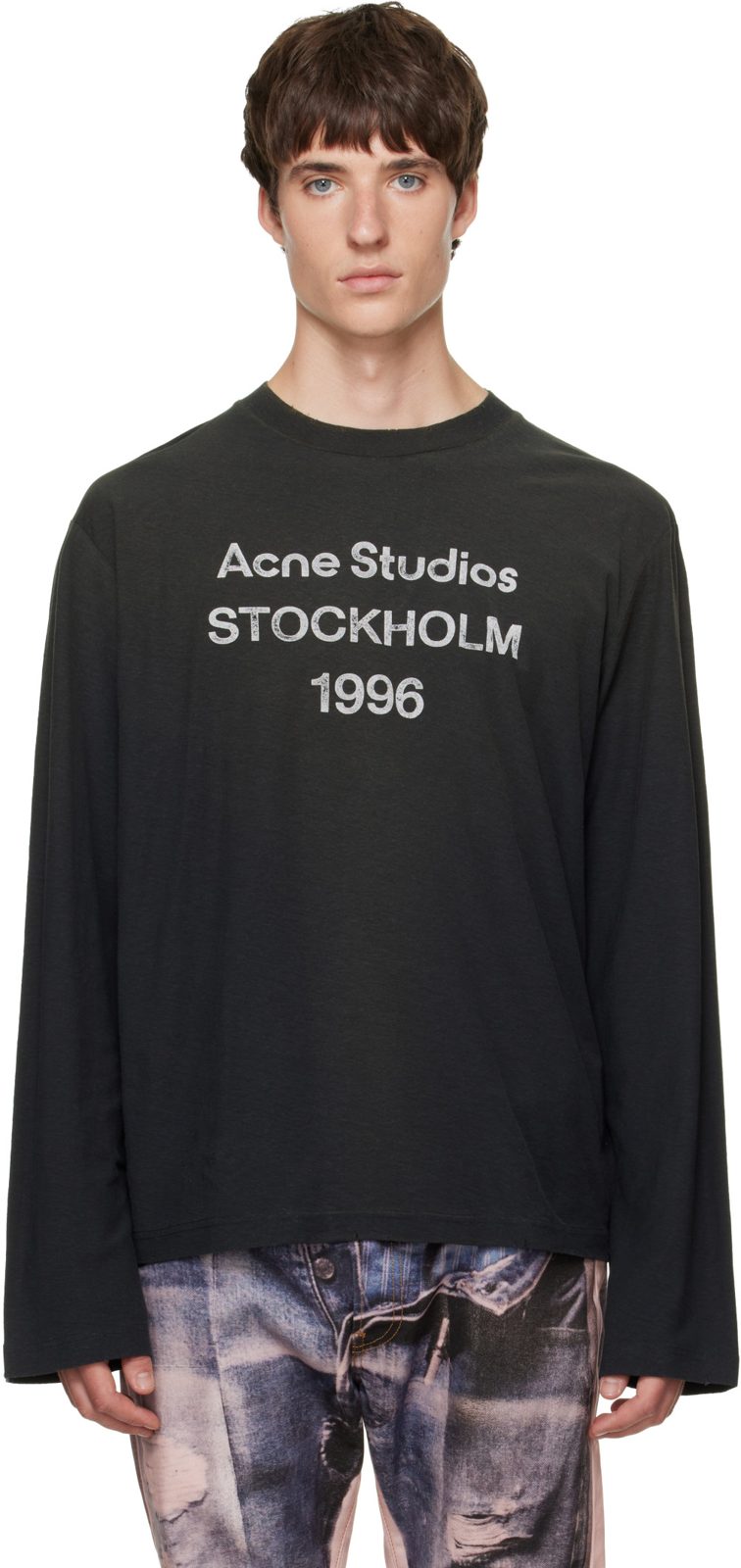 Black Sprayed 1996 Logo T-shirt 262129M213038