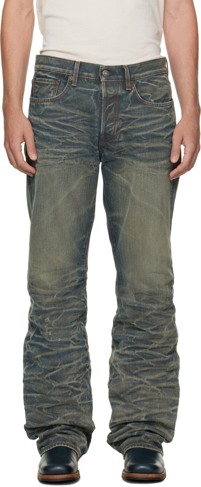 Blue Regular Fit 2010 Jeans 262129M186035