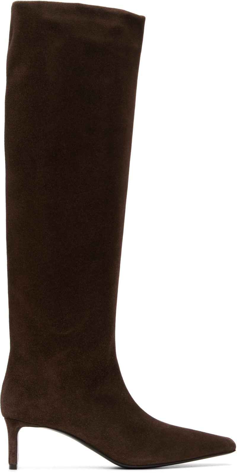 Brown Ona Knee High Boots 262914F115003