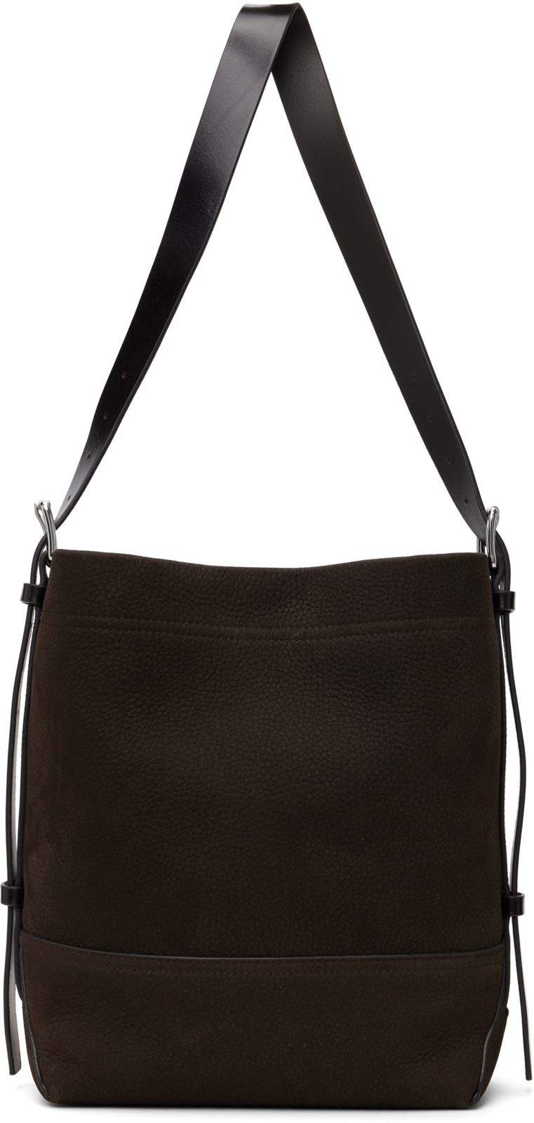 Brown Small Belted Tote 262646F049000