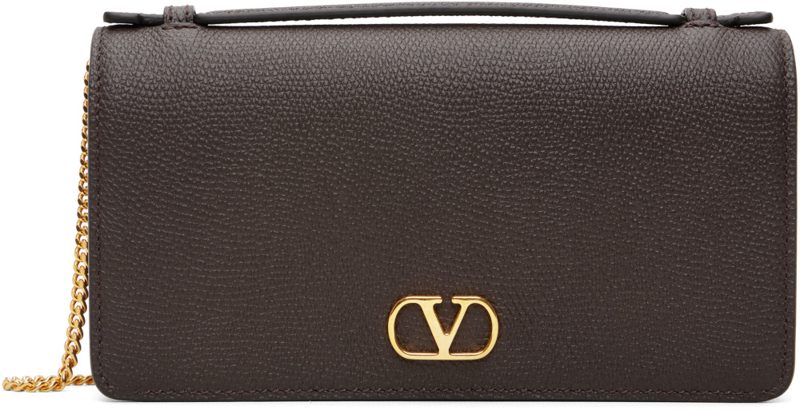 Garavani Brown VLogo Signature Shoulder Bag 262807F048005