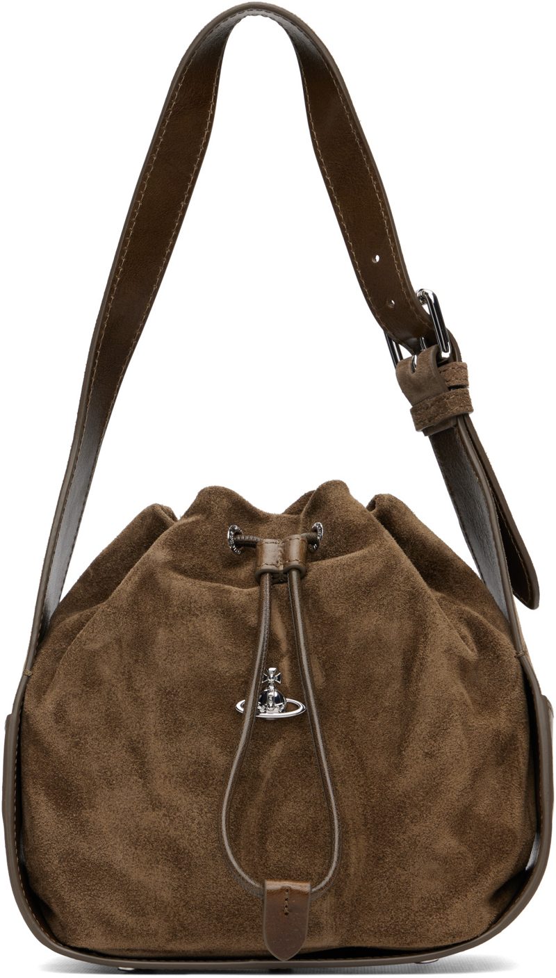 Khaki Stacey Bucket Bag 262314F048053