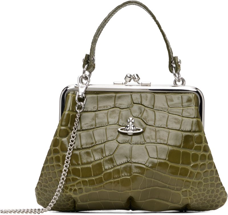 Khaki Granny Frame Bag 262314F046042