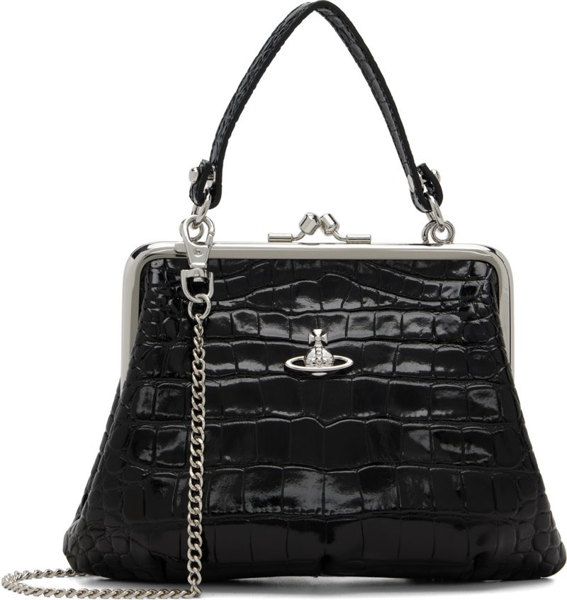 Black Granny Frame Bag 262314F046043