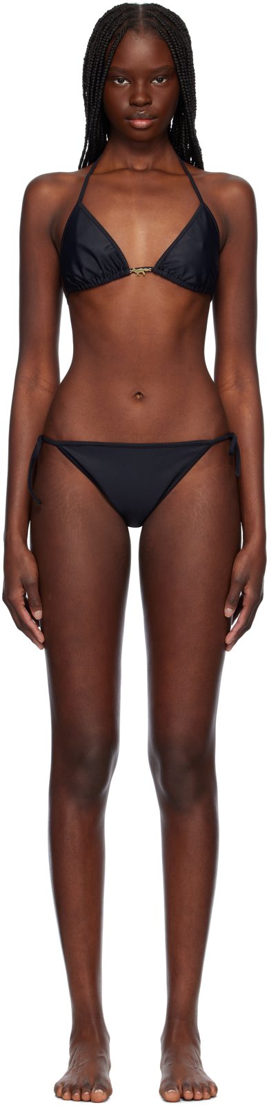 Maison Kitsune Black Baby Fox Bikini 251389F105000