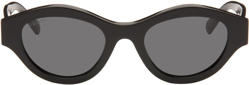 Black Cat-Eye Frame Sunglasses 262451F005076